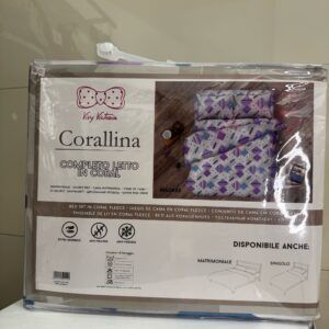 COMPLETO LETTO MATRIMONIALE IN CORALLINE