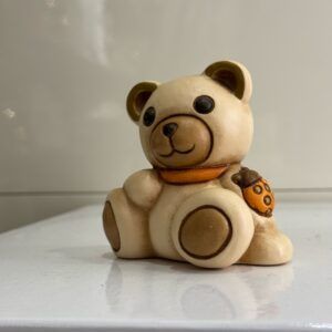 TEDDY CON COCCINELLA IN CERAMICA