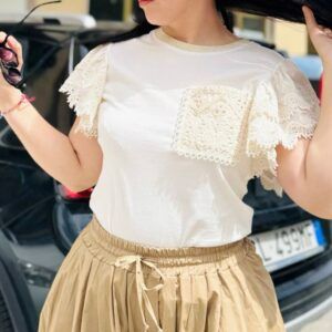 MAGLIA CON RICAMO